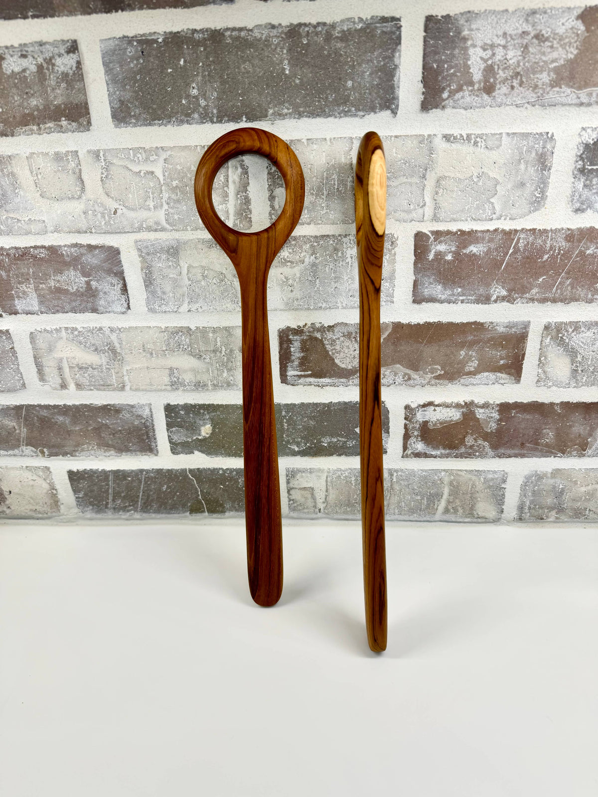 Teak Wood Danish Dough Whisk