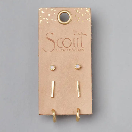 Scarlett Stud Trio