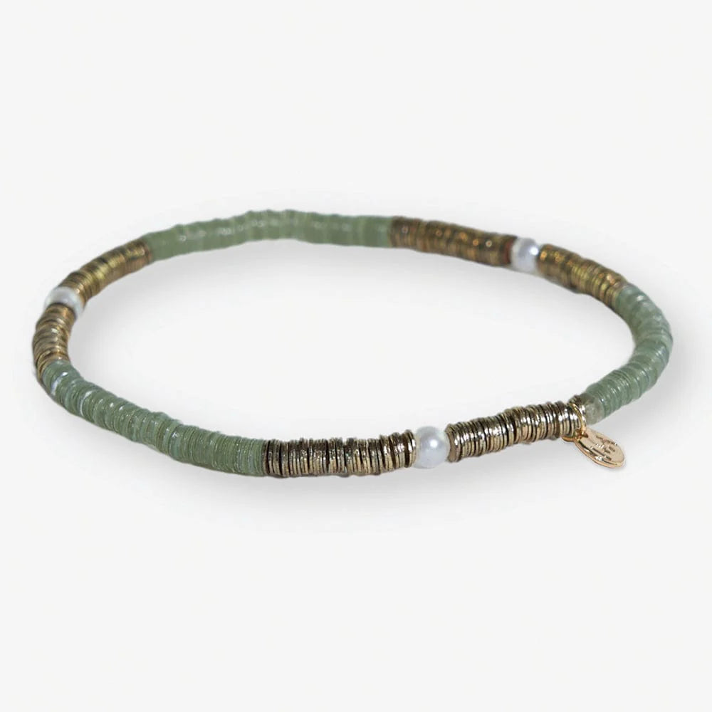 Rory Bracelet with Gold and Pearls