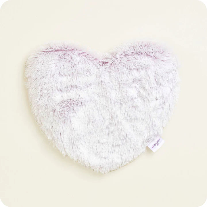 Marshmallow Lavender Warmies® Heart Heat Pad