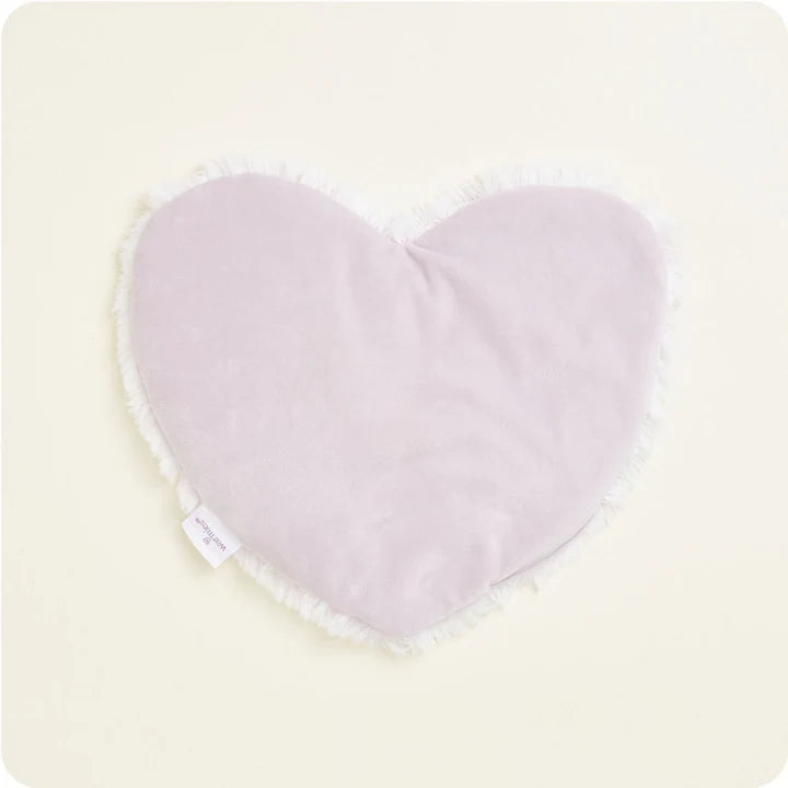 Marshmallow Lavender Warmies® Heart Heat Pad