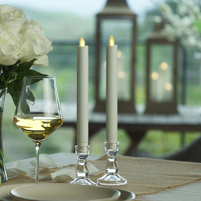 2-Pack 9.75" Luminara Indoor Taper Candles