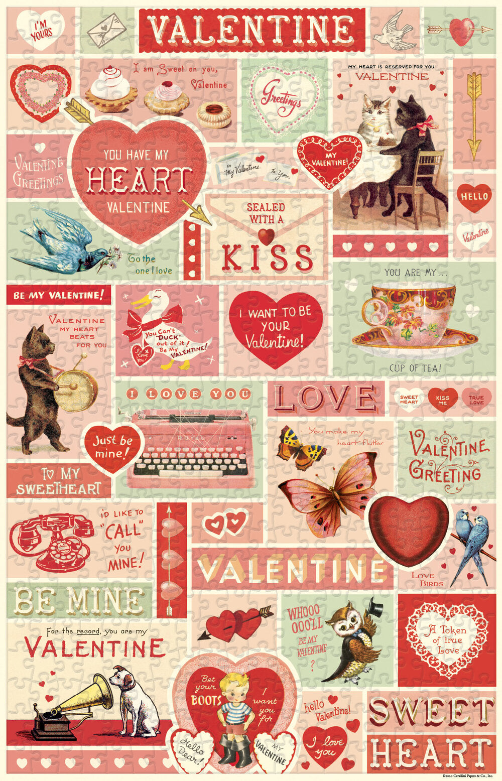 Valentine Vintage Puzzle