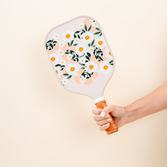 Pickleball Paddle in Flower Talk Pink