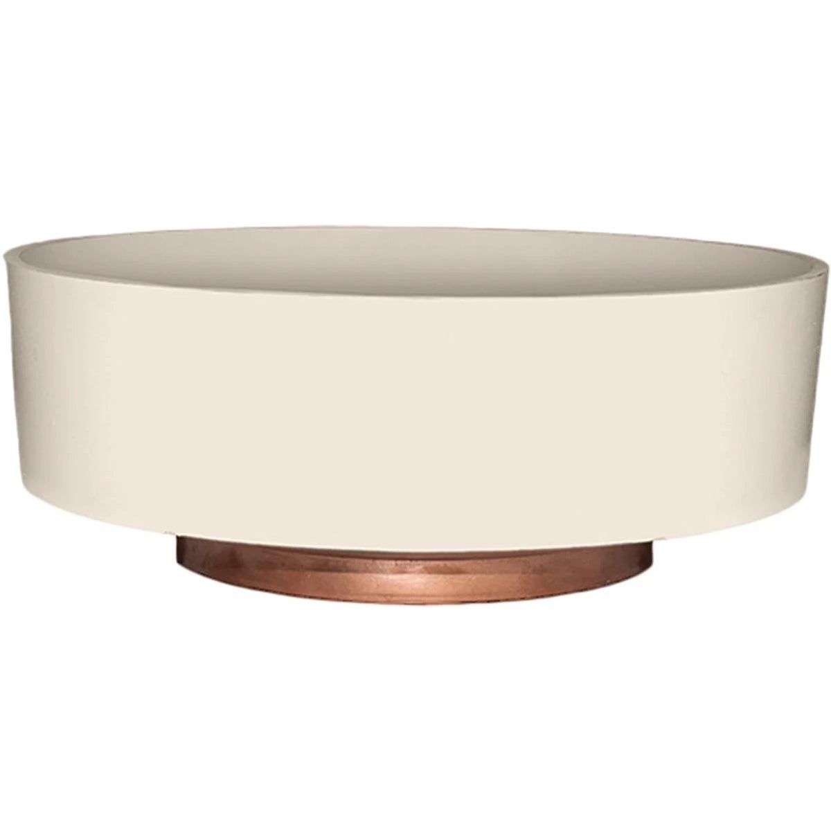 Capri Bowl in Vanilla 8"