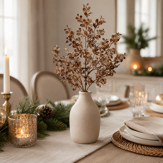Light Brown Boxwood Spray