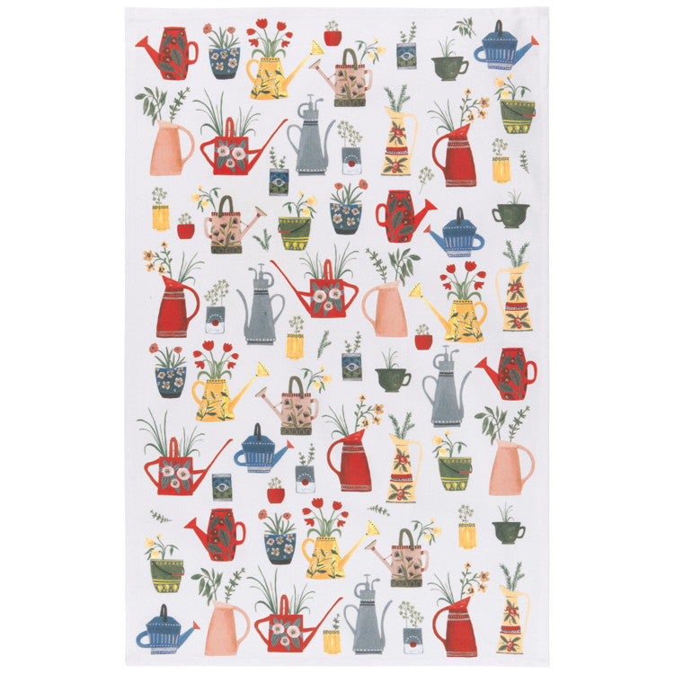Watering Cans Dishtowel