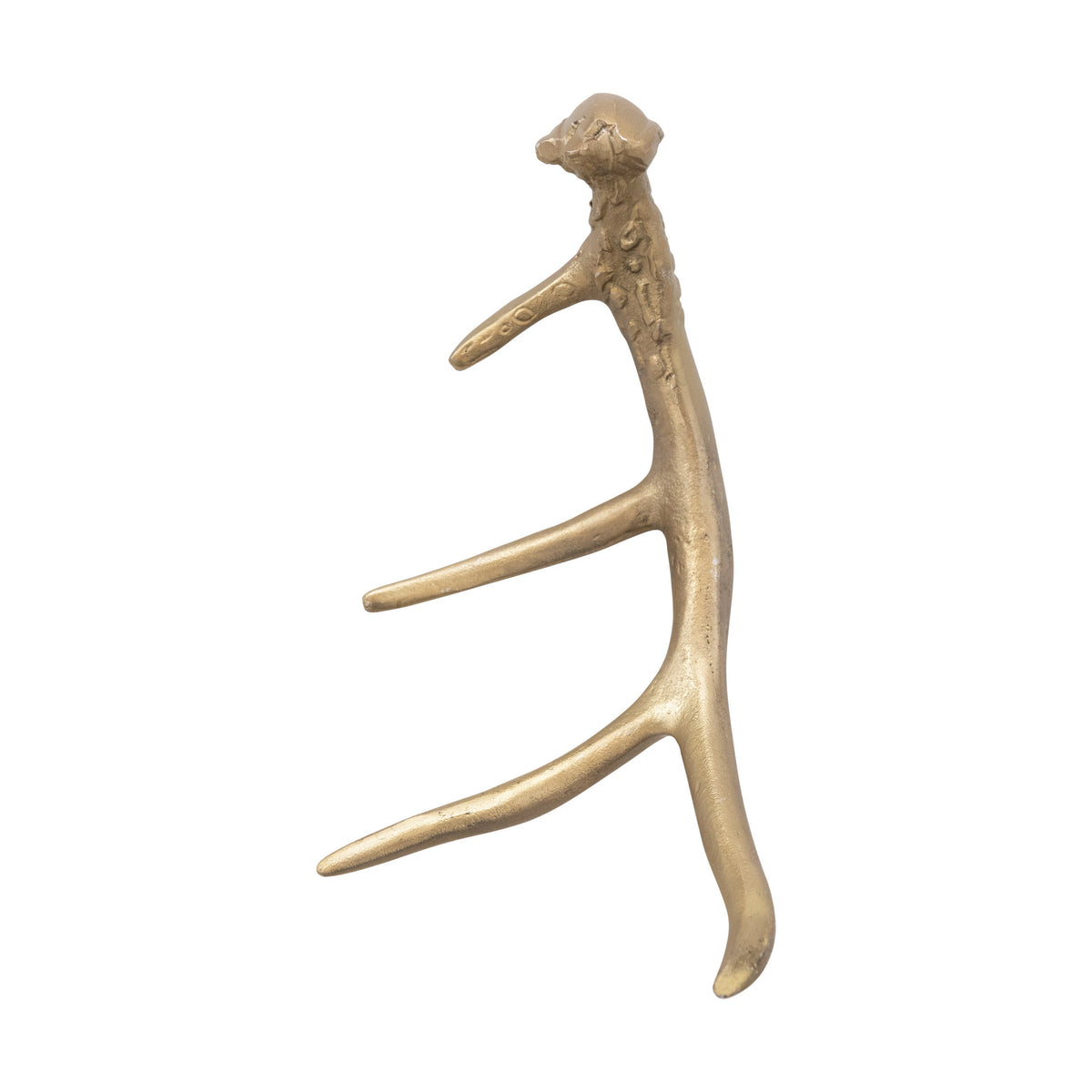 Aluminum Antler with Gold Finish