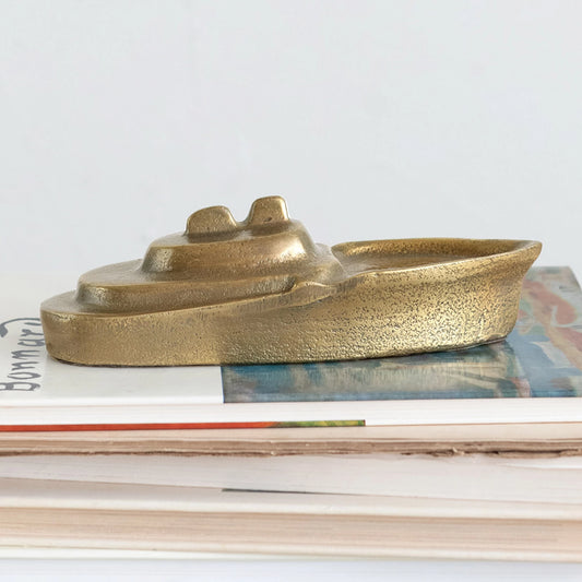 Antique Gold Boat