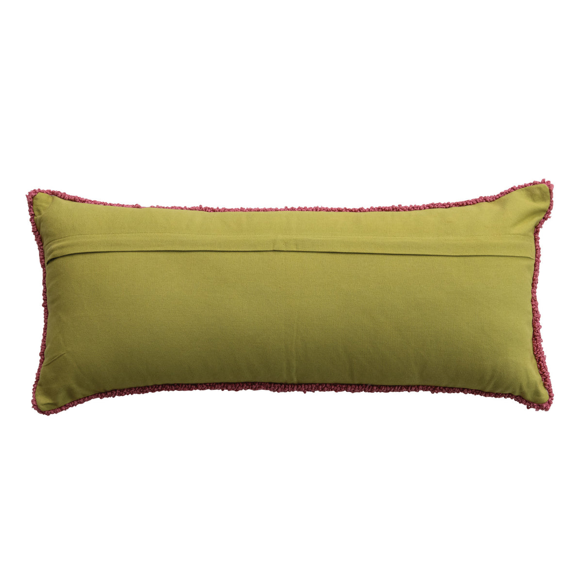 Cotton Tufted Lumbar Pillow "Good In Bed"
