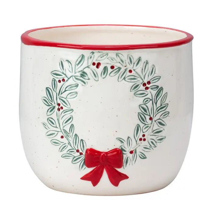 Evergreen Wreath Planter