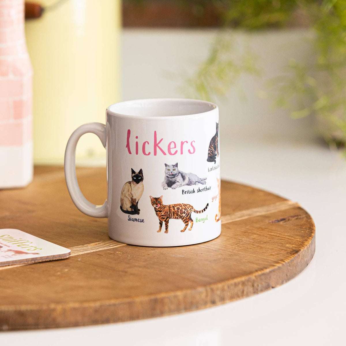 Lickers Ceramic Cat Pun Mug