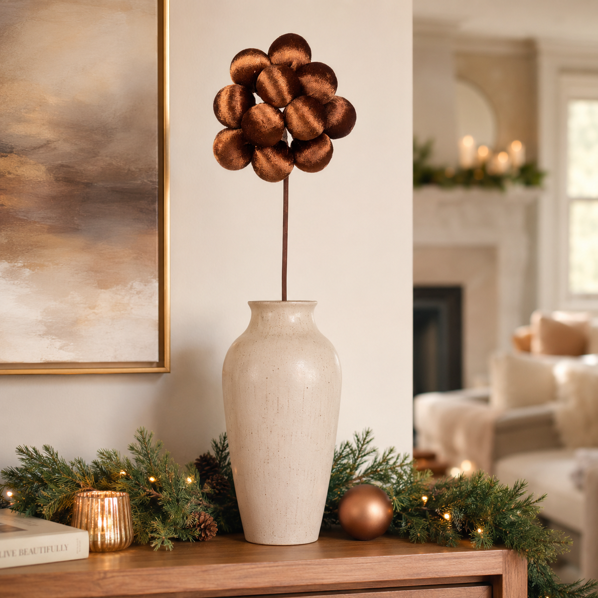 Copper Velvet Ball Spray
