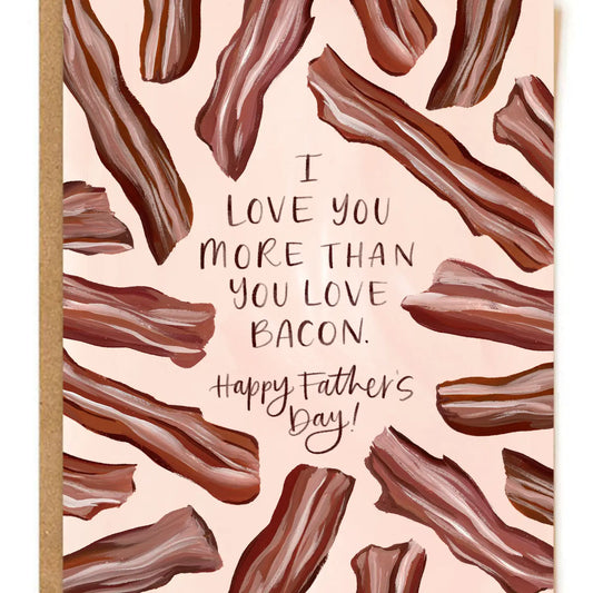 Father's Day Bacon Greeting Card