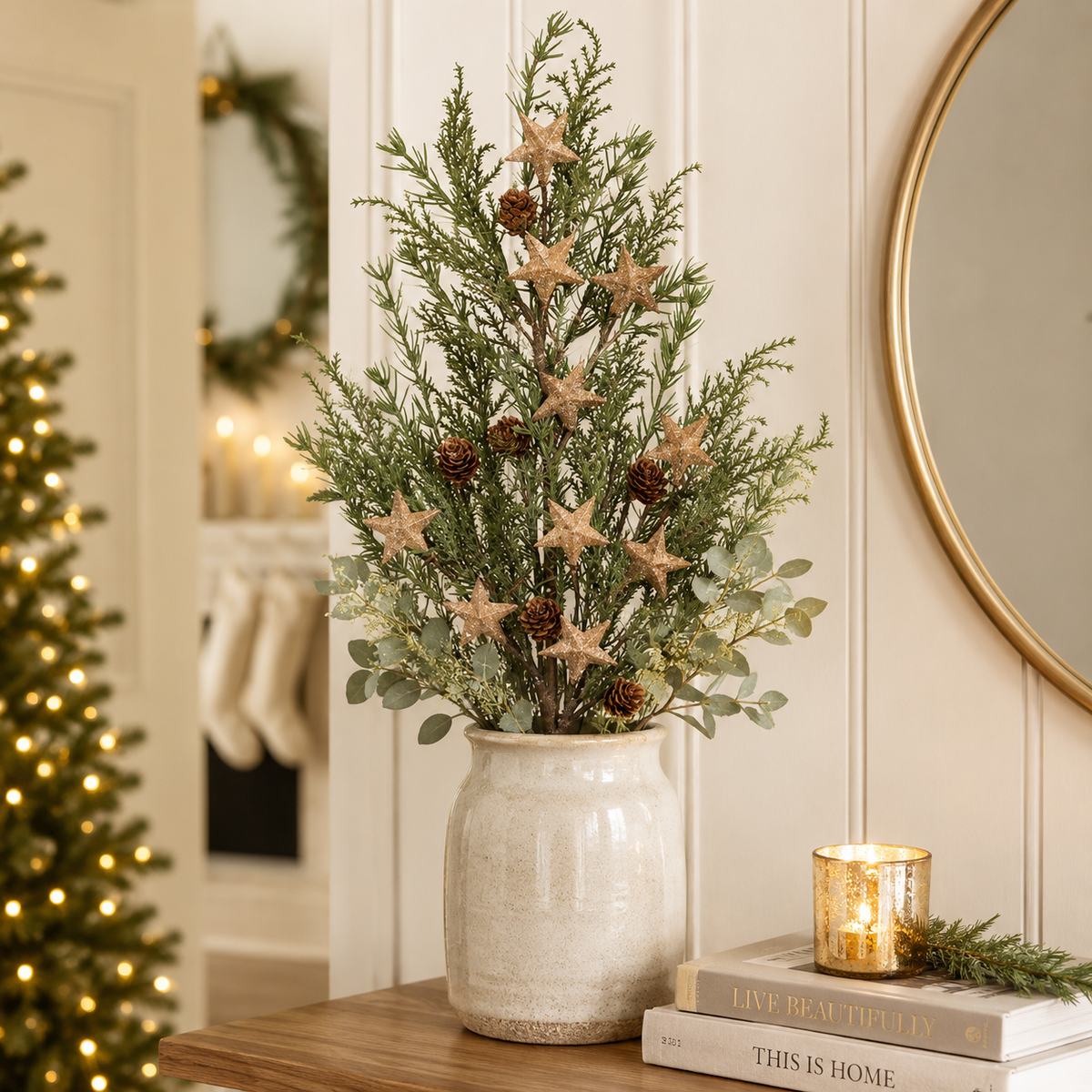 Gold Star/Cone Pine Spray