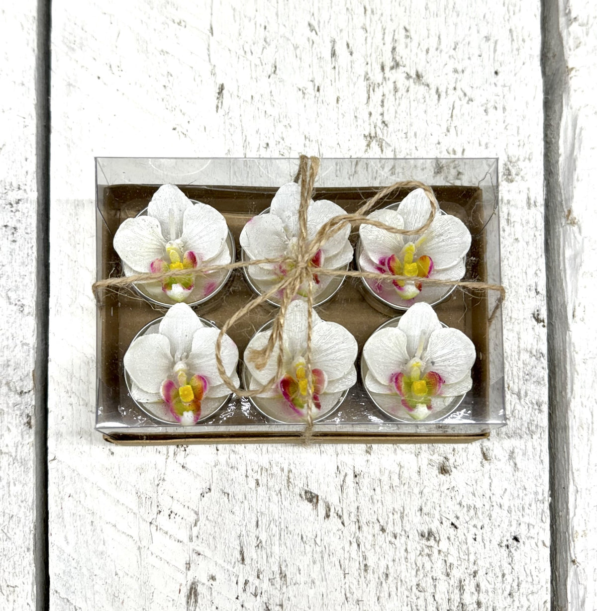 Flower T-Light Set of 6