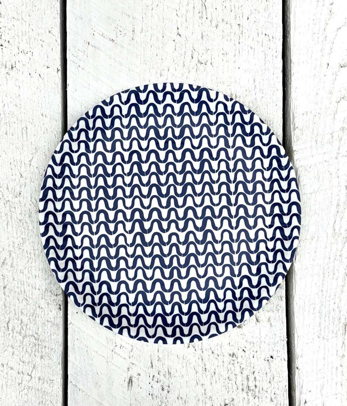 Geometric "Paper" Melamine Plate