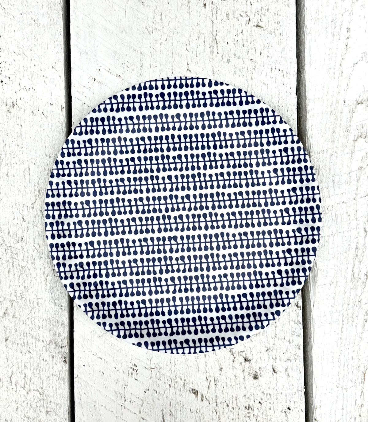 Geometric "Paper" Melamine Plate