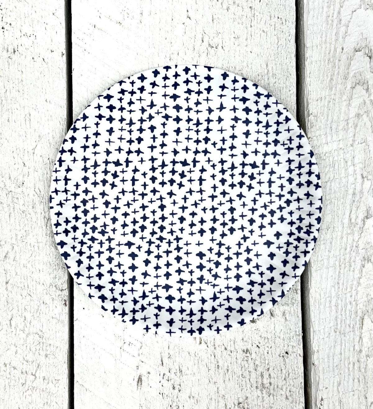Geometric "Paper" Melamine Plate