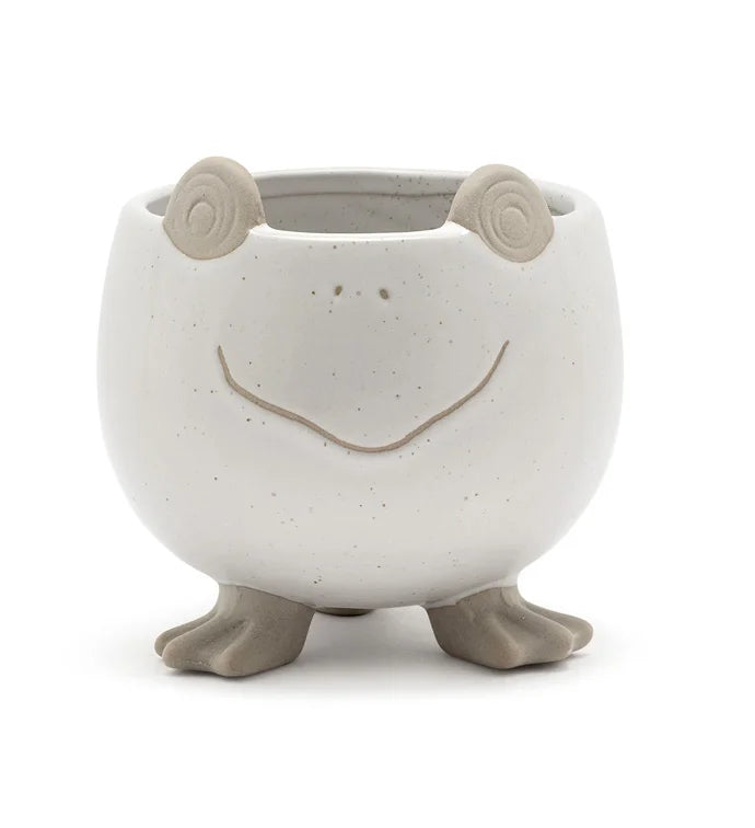 Ceramic Frog Planter