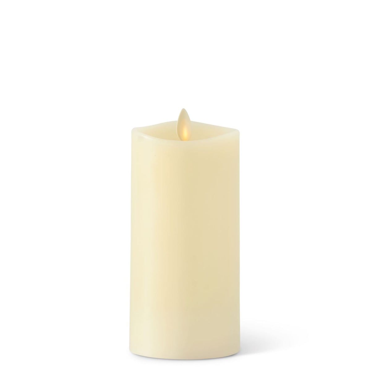 6.5" Indoor Pillar Luminara Candle with LED Flame
