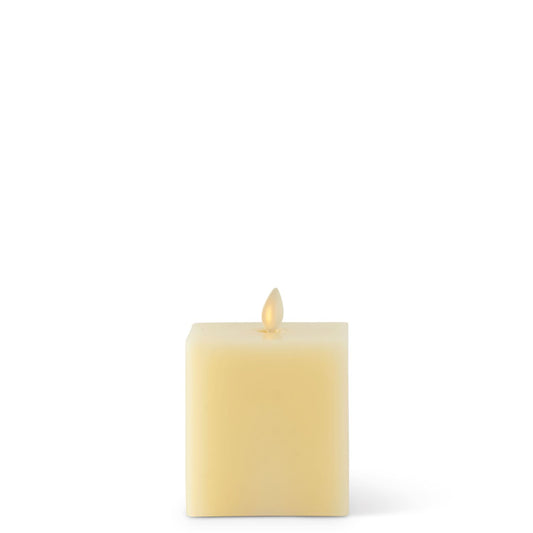 5.5" Indoor Square Luminara LED Flameless Candle