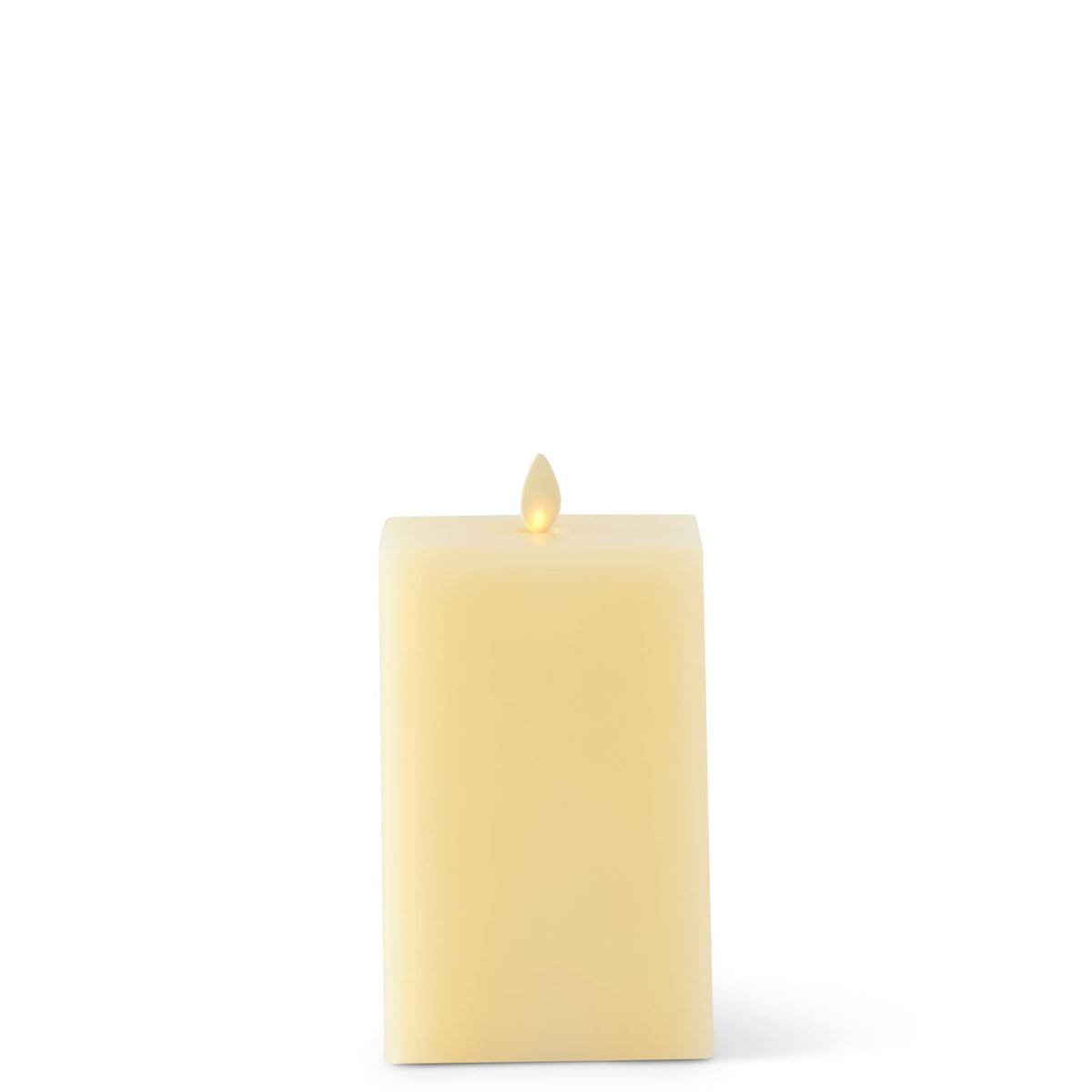 7.5" Indoor Square Luminara Candle with Realistic Flame