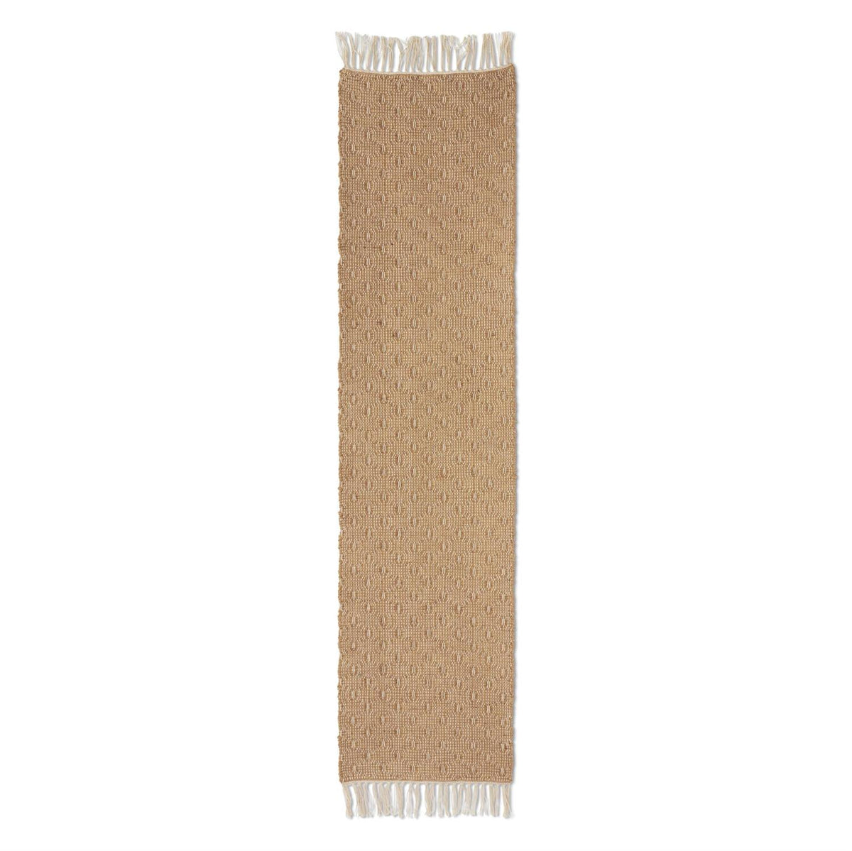 Tan Diamond Woven Table Runner